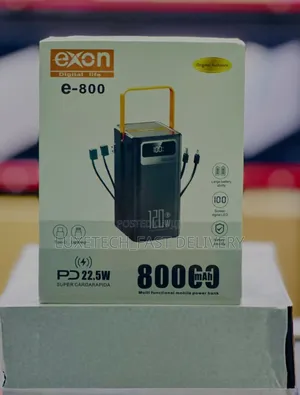 eXon Digital Life 80,000 mAh Multi-Functional Mobile PowerBank 120W