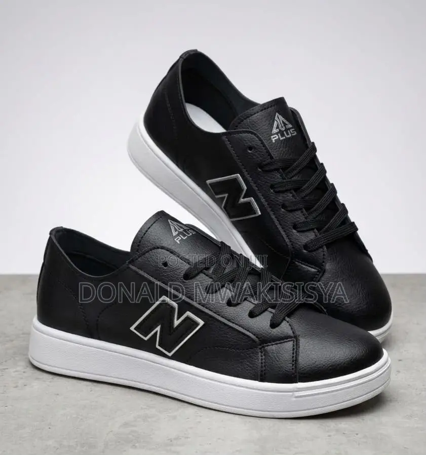 N-Plus Sneakers - Classic White Black Edition