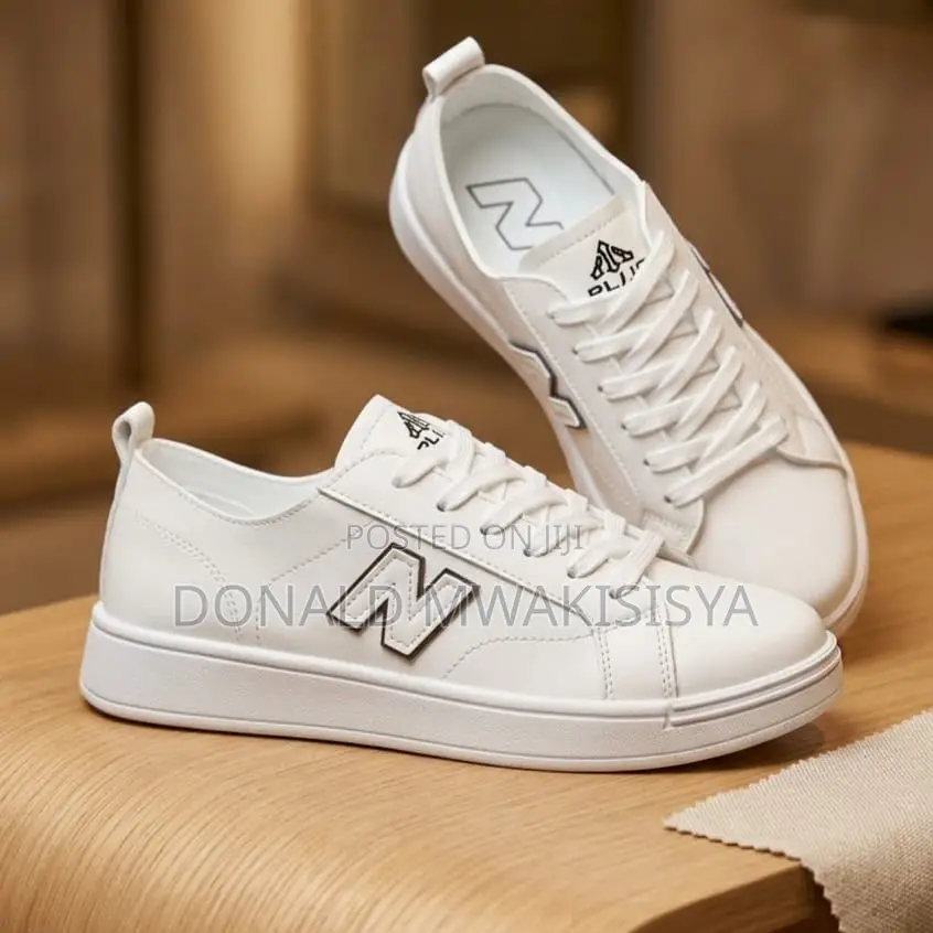 N-Plus Sneakers - Classic White Black Edition