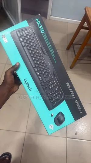 Logitech MK330 Wireless Keyboard + Mouse – Full Size + Multimedia Keys