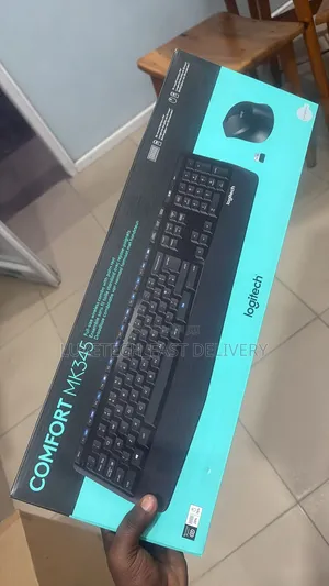 Logitech MK345 Comfort Wireless Keyboard + Mouse Combo – Palm Rest