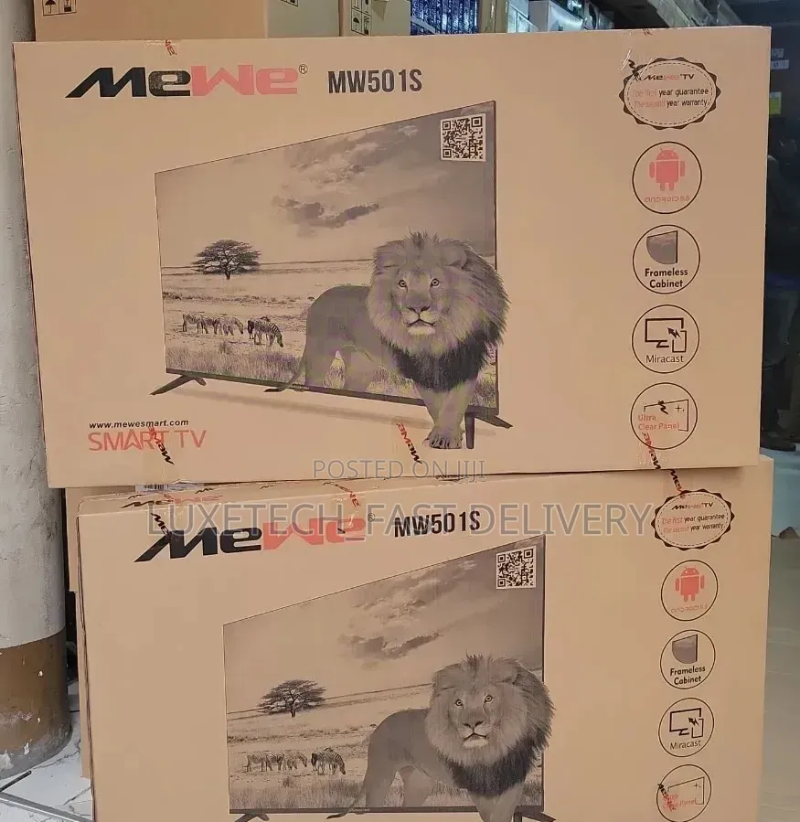 Mewe 50 Inches Smart Android TV High Resolution