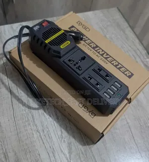 BYGD 200W Car Power Inverter – Converter With 4 USB + AC Socket