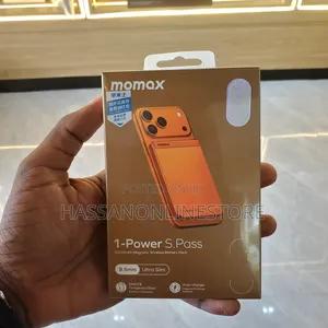 Momax 1-Power S.Pass Qi2 Magnetic Wireless Battery Pack - Orange