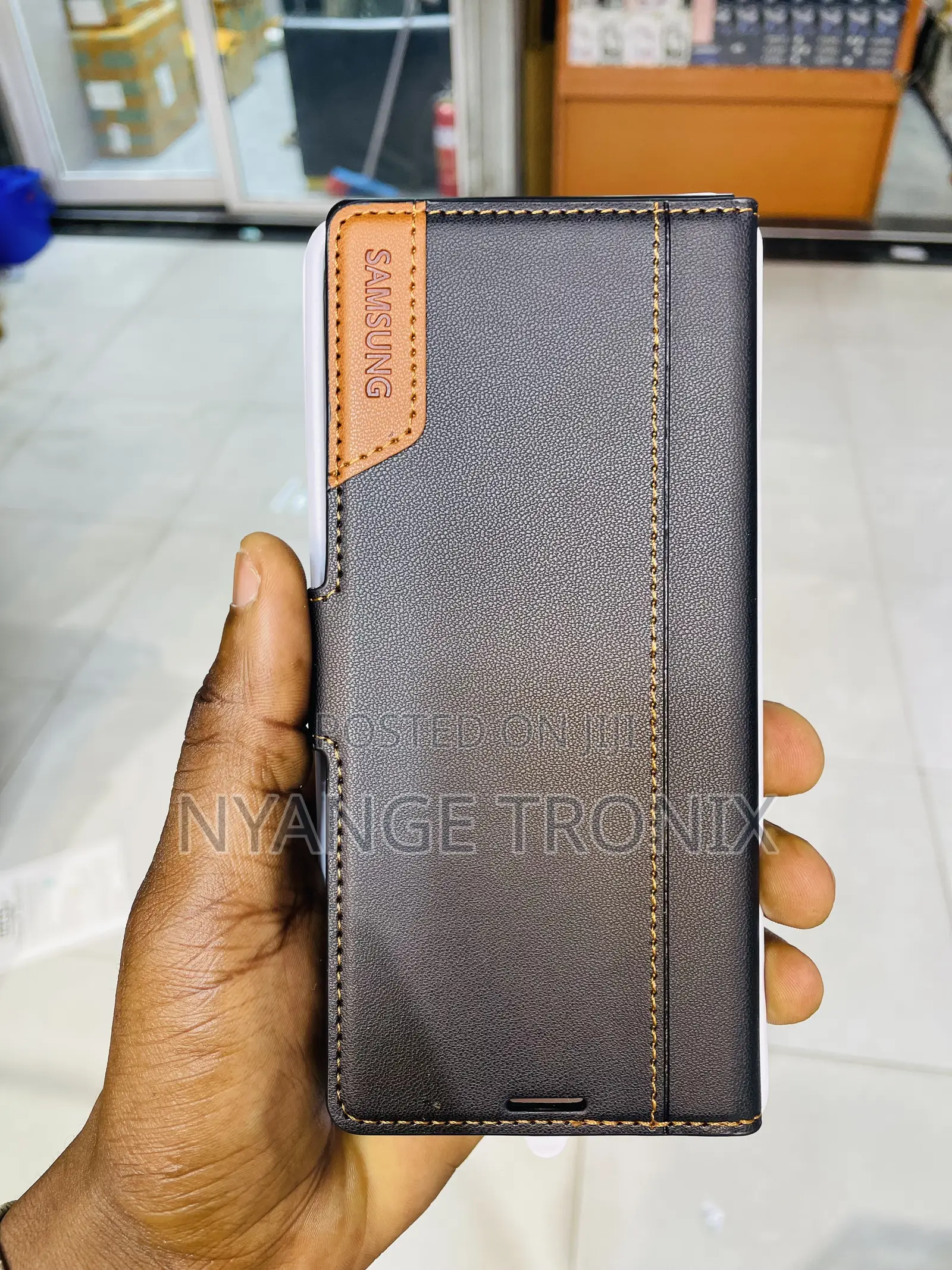 Original Pure Leather Samsung Galaxy Z Fold 8 Ultra Case