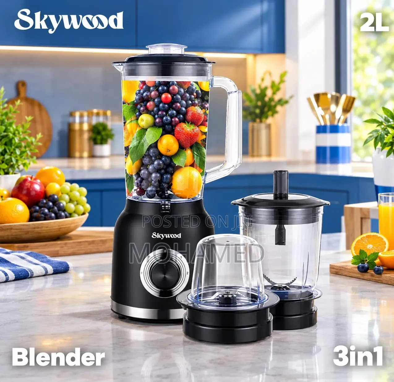 Skywood Table Blender 3 in 1 – Nk-B141
