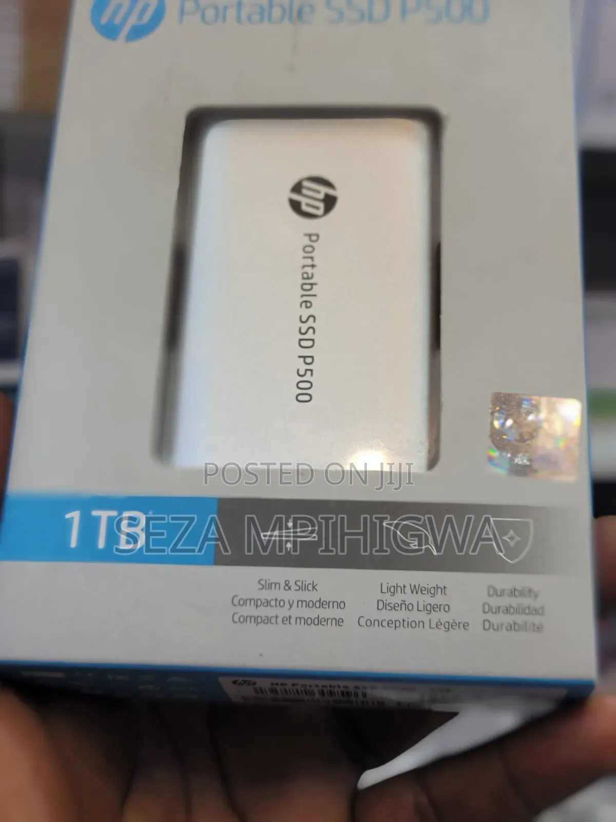​HP Portable SSD P500 1TB - Speed Style Kiganjani Mwako