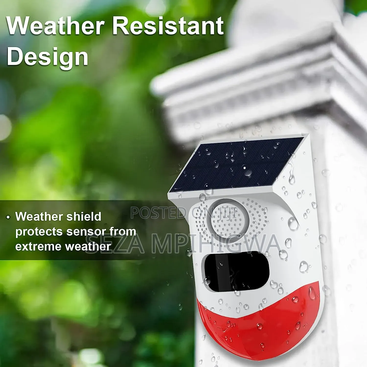 Solar Motion Sensor Alarm System - Ulinzi Wa Uhakika