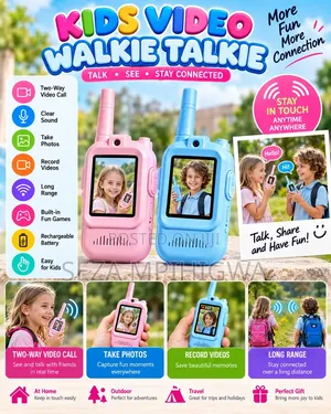 Kids Video Walkie Talkie (Set of 2) -