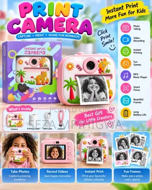 Kids Instant Print Camera -