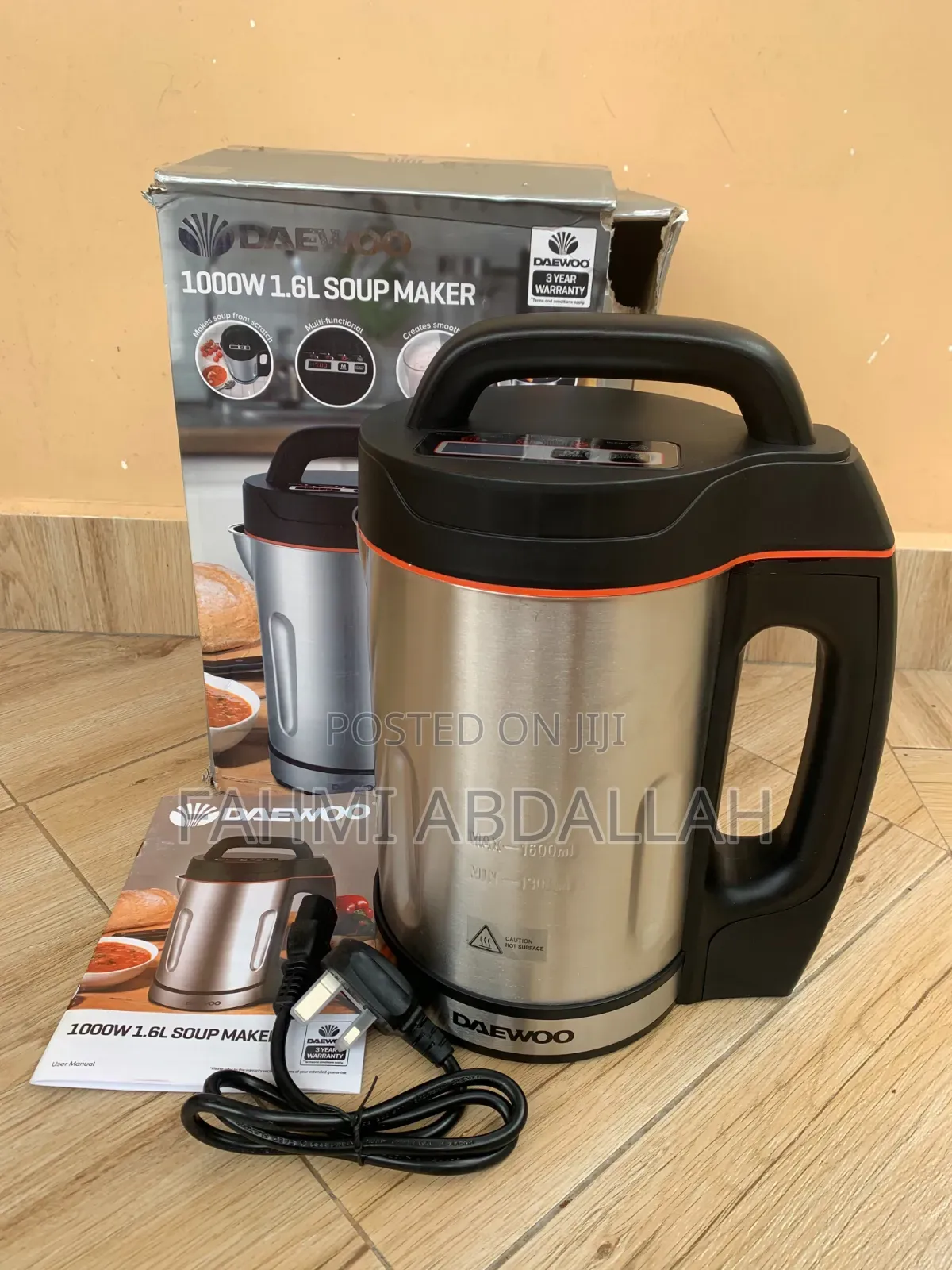 Daewoo 1000W 1.6L Soup Maker Smoothie Blender