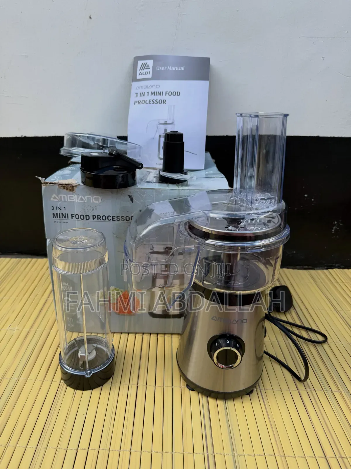 Ambiano 3-in-1 Mini Food Processor
