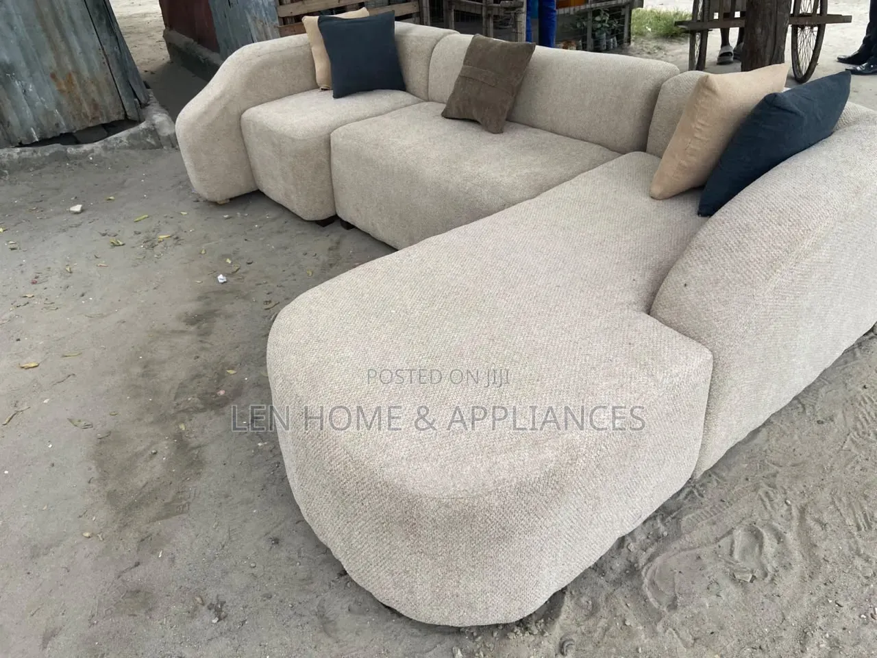 Sofa L Shape High Quality Color Grey