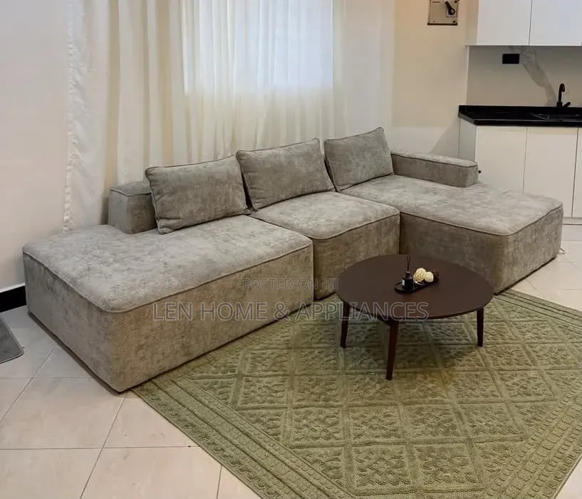 Sofa L Shape High Quality Color Grey