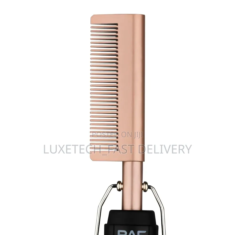 RAF R-599 Wired Hair Straightener Brush – 2-in-1 Ceramic Heated Comb