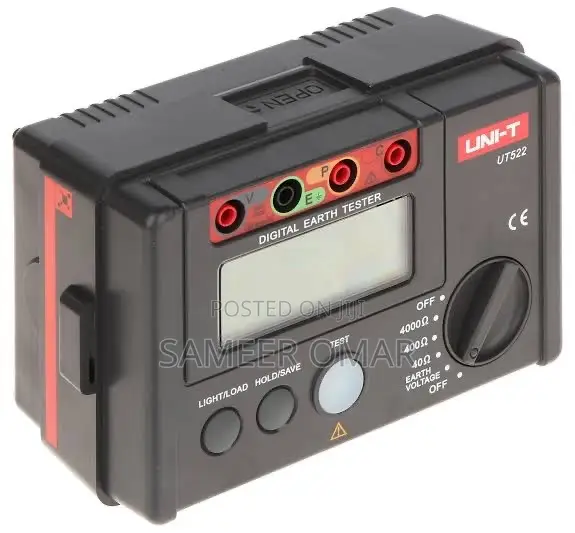 Uni-T Ut522 Digital Earth Ground Resistance Voltage Tester