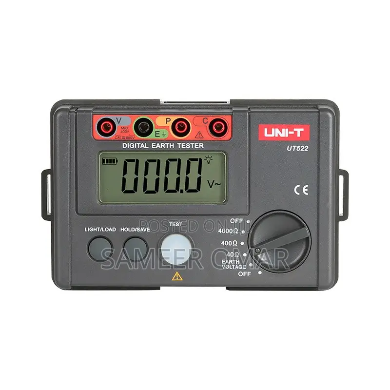 Uni-T Ut522 Digital Earth Ground Resistance Voltage Tester