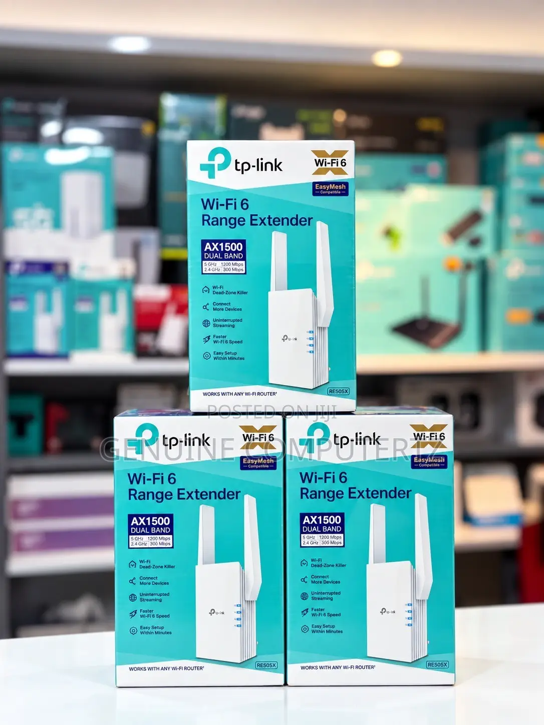 TP-Link RE505X (AX1500 Wi-Fi 6 Range Extender)