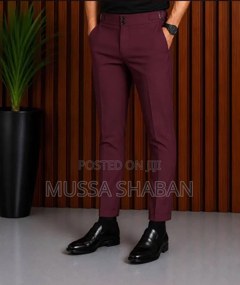 Qualified Men's Adjustable Trousers Official Pants.
