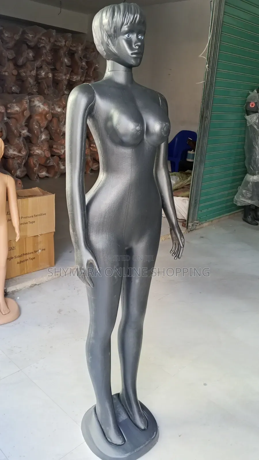 Mdoli Wa Kike Full Body Mannequin Black
