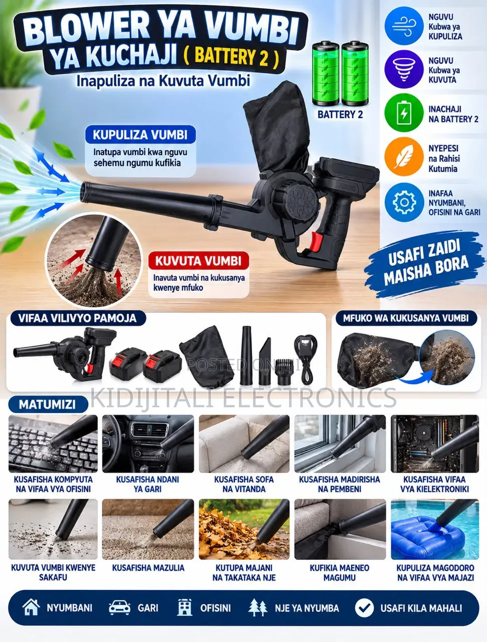 Rechargeable Blower