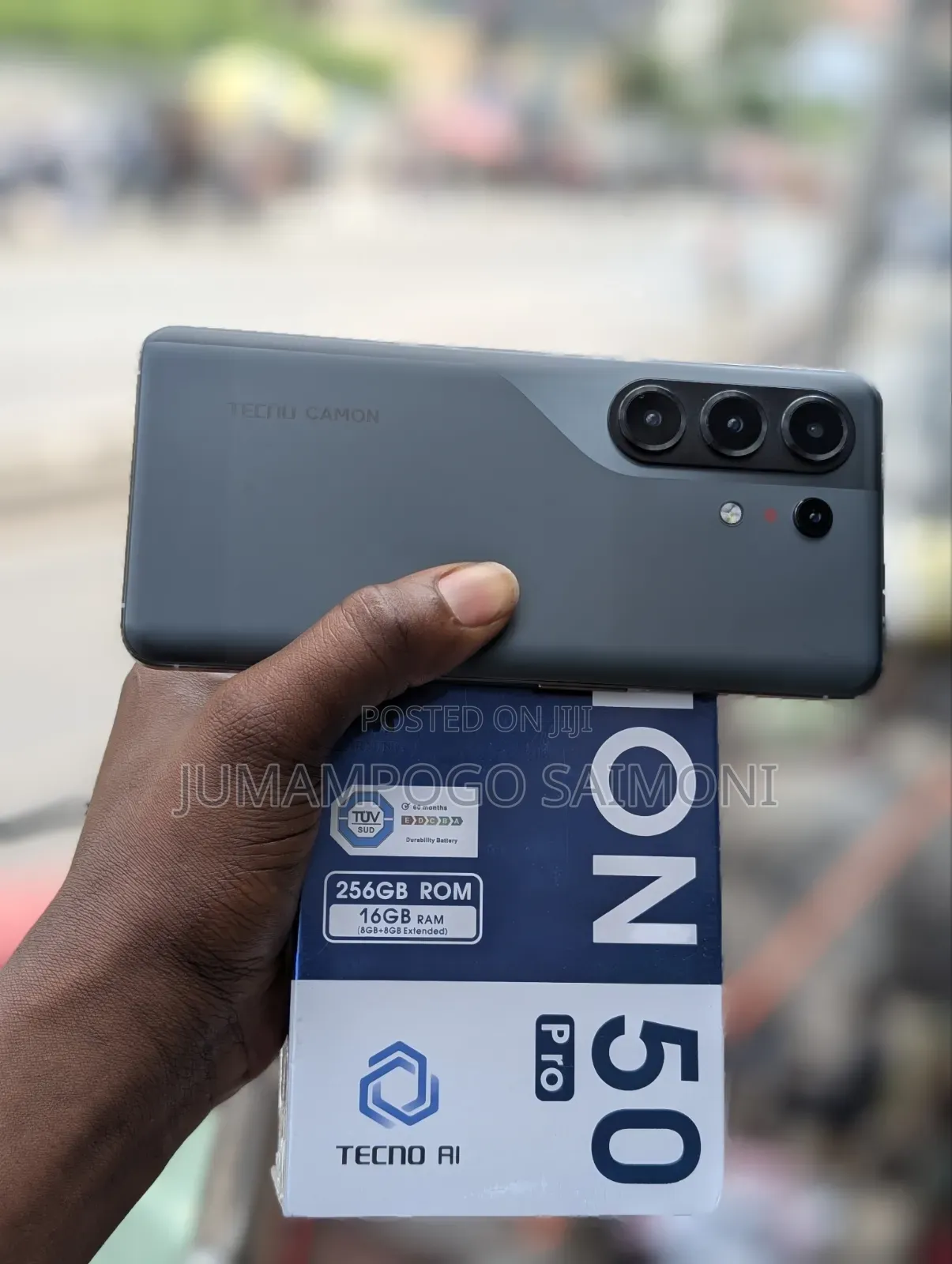 New Tecno Camon 50 Pro 256 GB Black