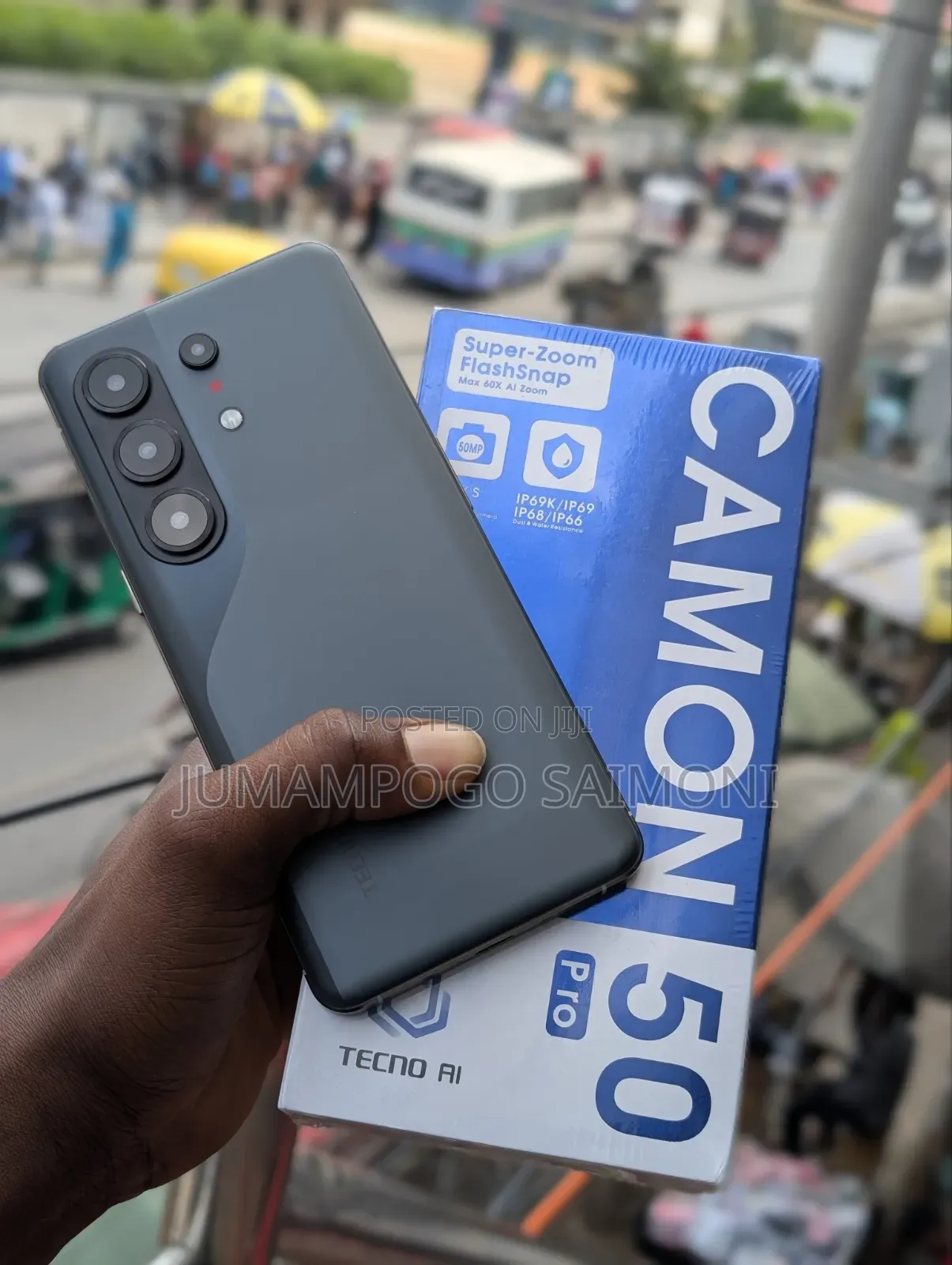 New Tecno Camon 50 Pro 256 GB Black