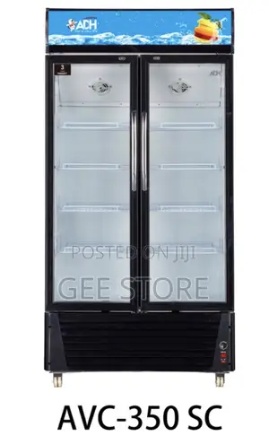 ADH Double Door Showcase Fridge (AVC-350 SC) 655litres