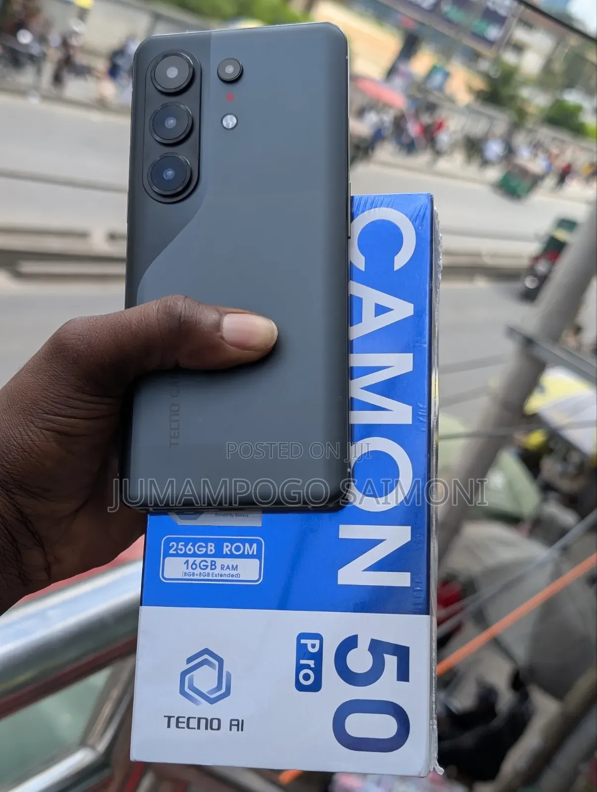 New Tecno Camon 50 Pro 256 GB Black