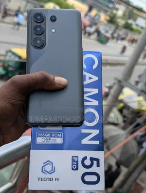 New Tecno Camon 50 Pro 256 GB Black