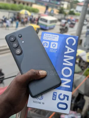 New Tecno Camon 50 Pro 256 GB Black