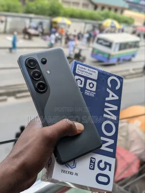 New Tecno Camon 50 Pro 256 GB Black
