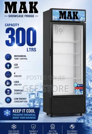 MAK Showcase Fridge 300L