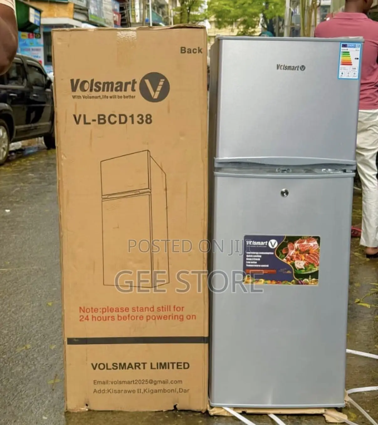 Volsmart Refrigerator (Model VL-BCD138) 138L