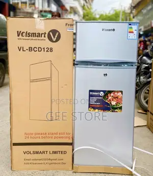 Volsmart VL-BCD128 Double-Door Refrigerator