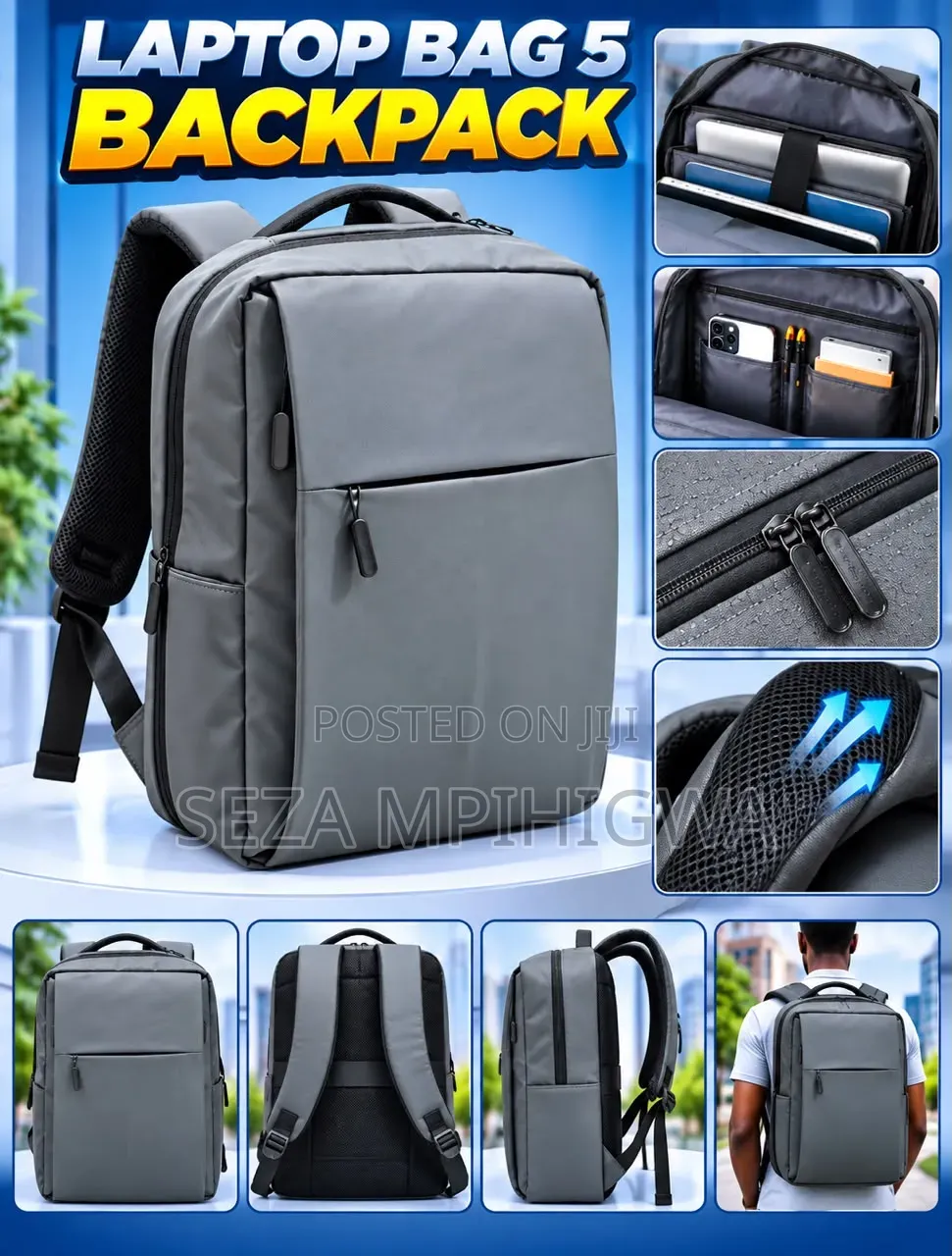 ​Laptop Bag 5 Ergonomic Backpack