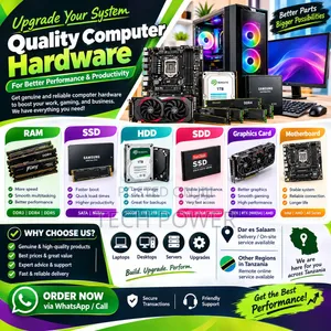 Computer Hardware Upgrade | RAM SSD HDD Graphics Card Motherboard