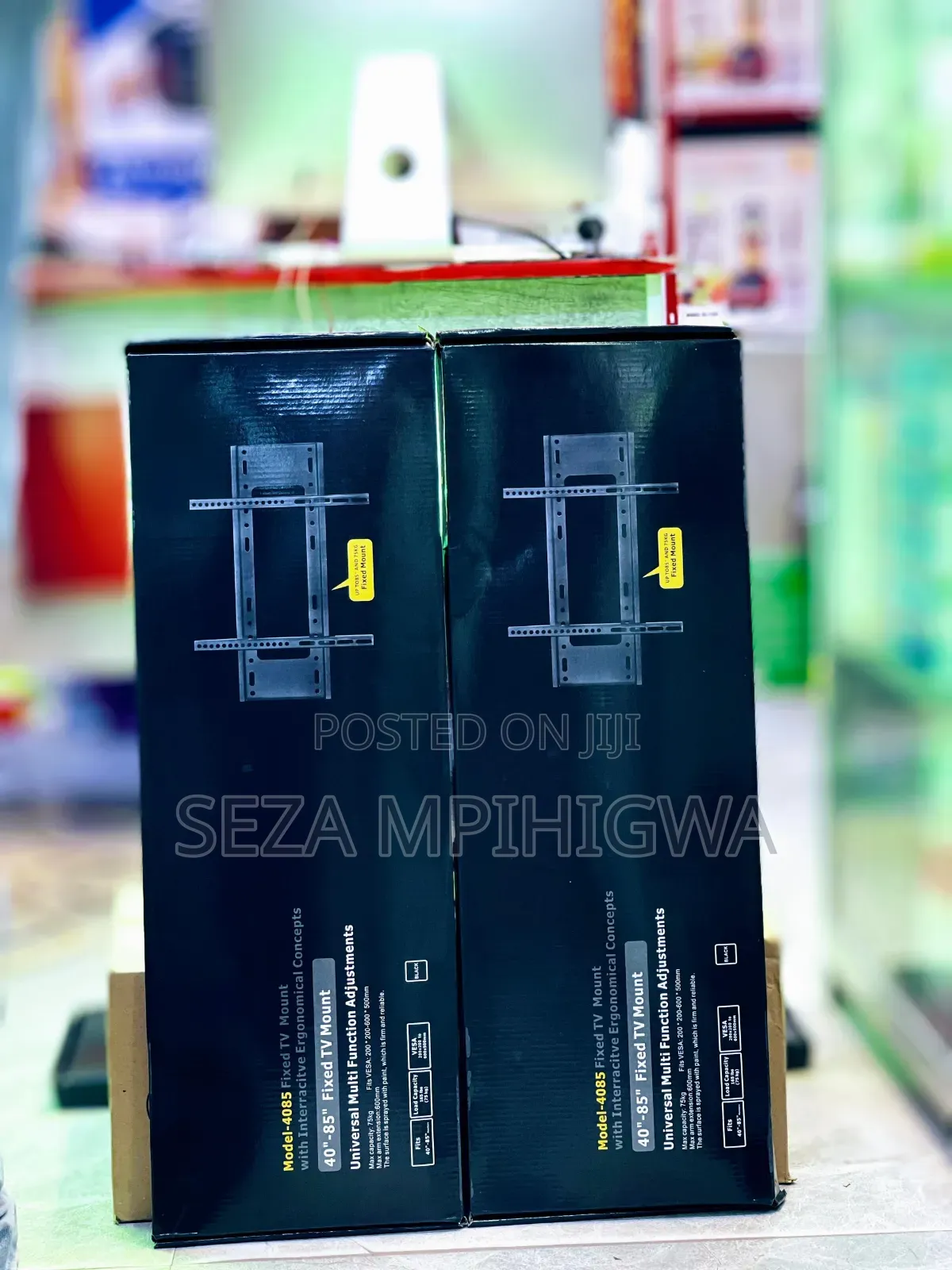 Stendi Ya Ukutani Ya TV Kubwa (Inashika 40" Hadi 85") ​