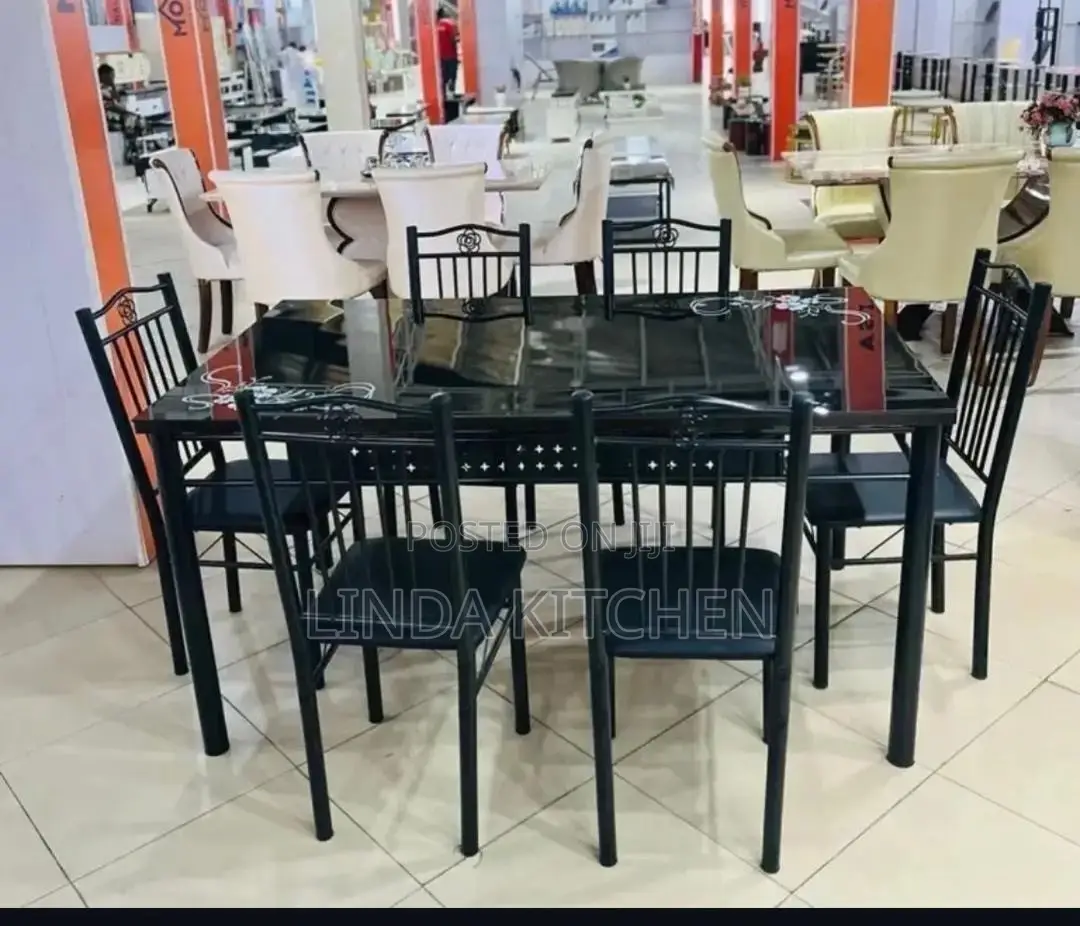 Full Dining Set, Table and Chairs(1table +6chairs)