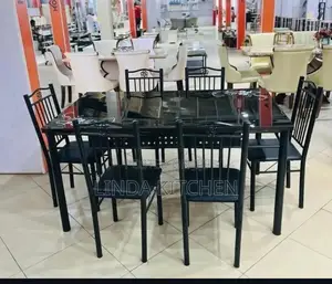 Full Dining Set, Table and Chairs(1table +6chairs)