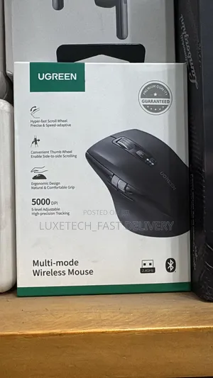 UGREEN M751 Wireless Mouse – Dual Scroll, Bluetooth 5.4, 5000DPI
