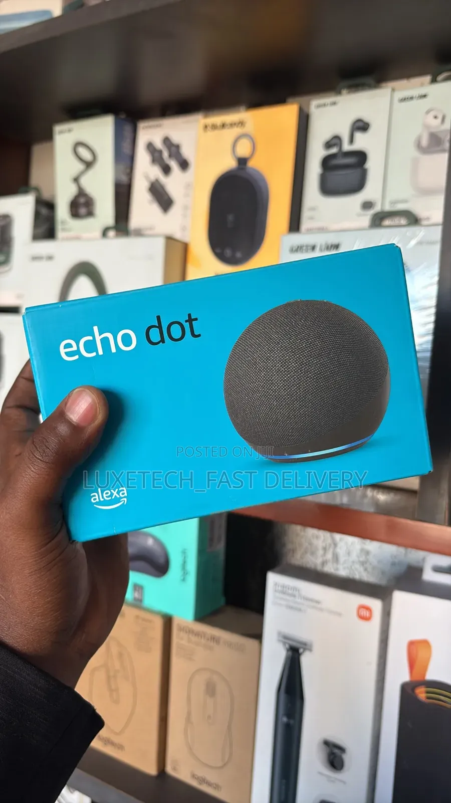 Amazon Echo Dot 5th Gen – Smart Speaker With Alexa, Temperature Sensor