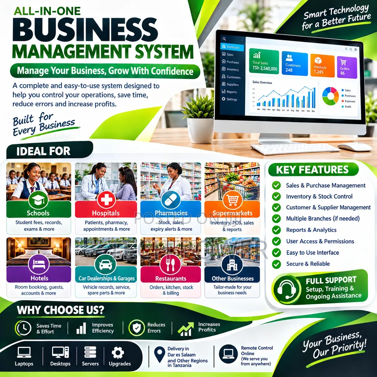 Business Management System | POS, Stock, Sales Business Software
