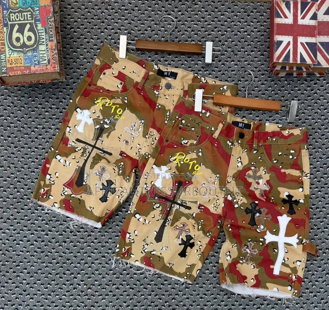Camouflage Cargo Shorts Jeans Collection Available Size 30–36