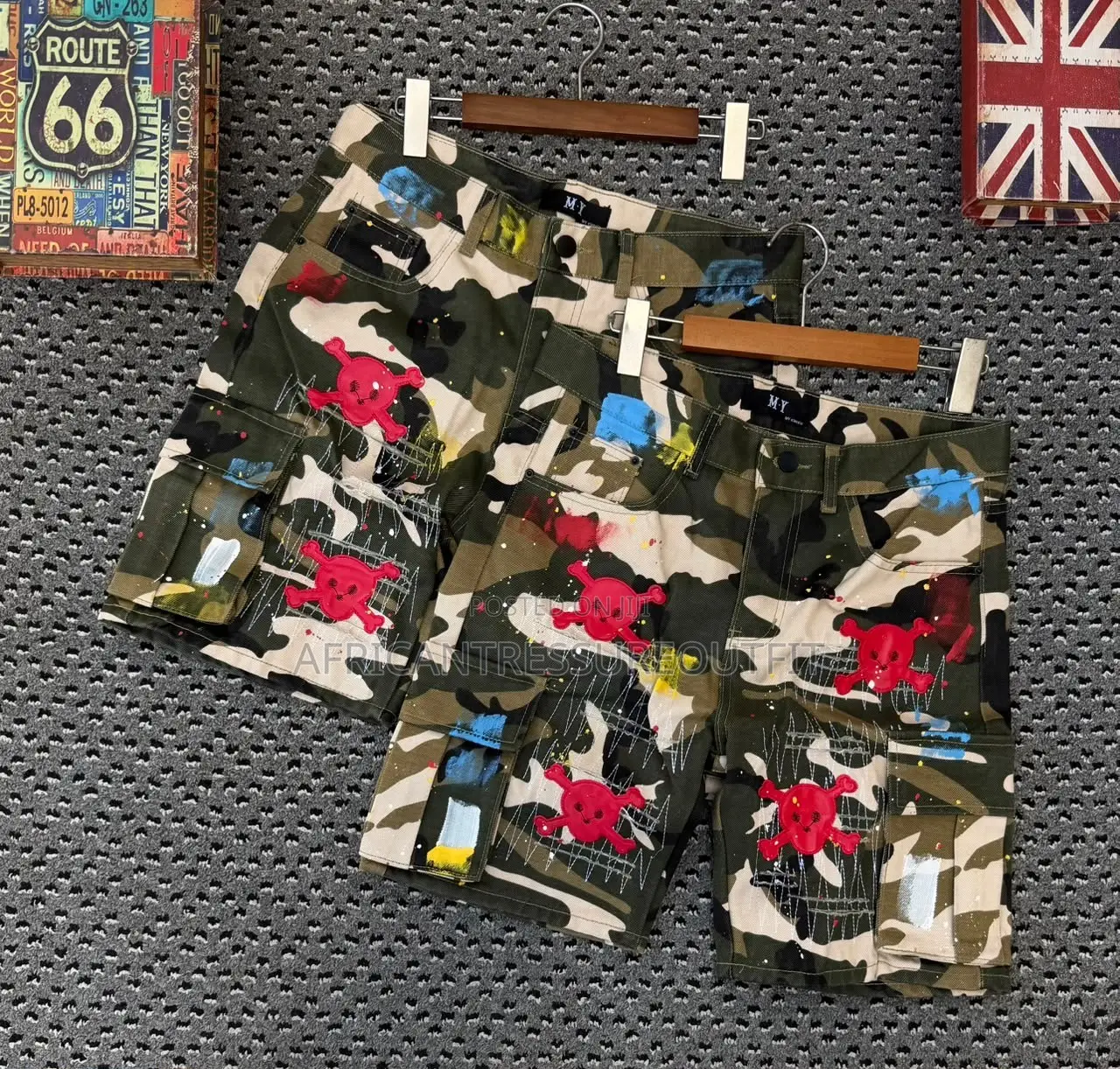 Camouflage Cargo Shorts Jeans Collection Available Size 30–36