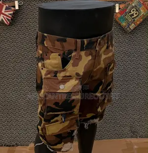 Camouflage Cargo Shorts Jeans Collection Available Size 30–36