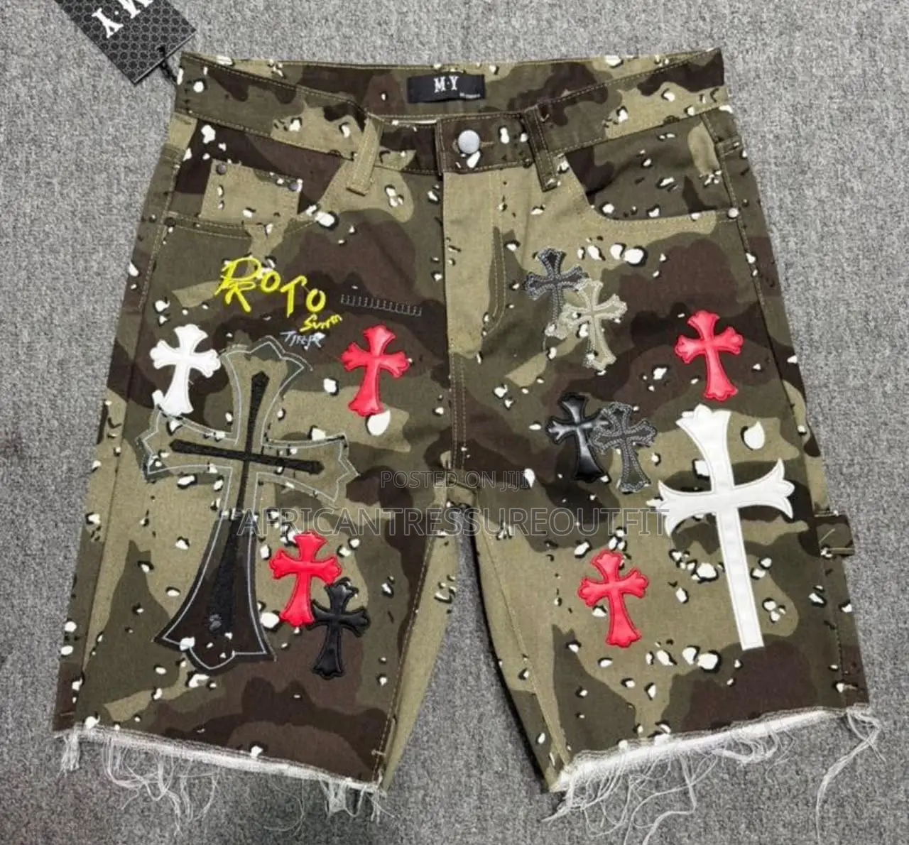 Camouflage Cargo Shorts Jeans Collection Available Size 30–36