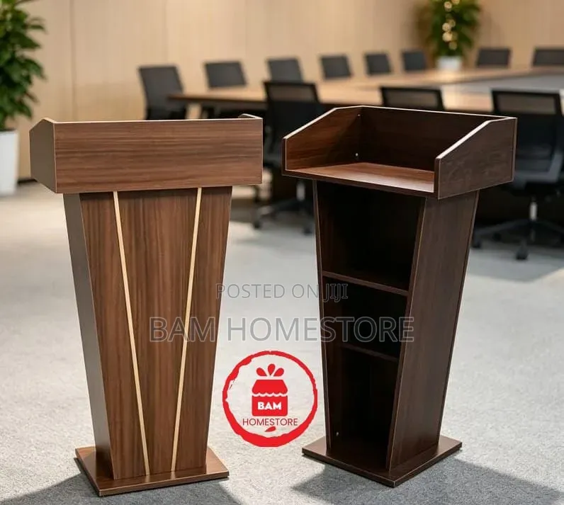Wooden Podium Presentation Lectern( Mimbari/ Meza Ya Hotuba)