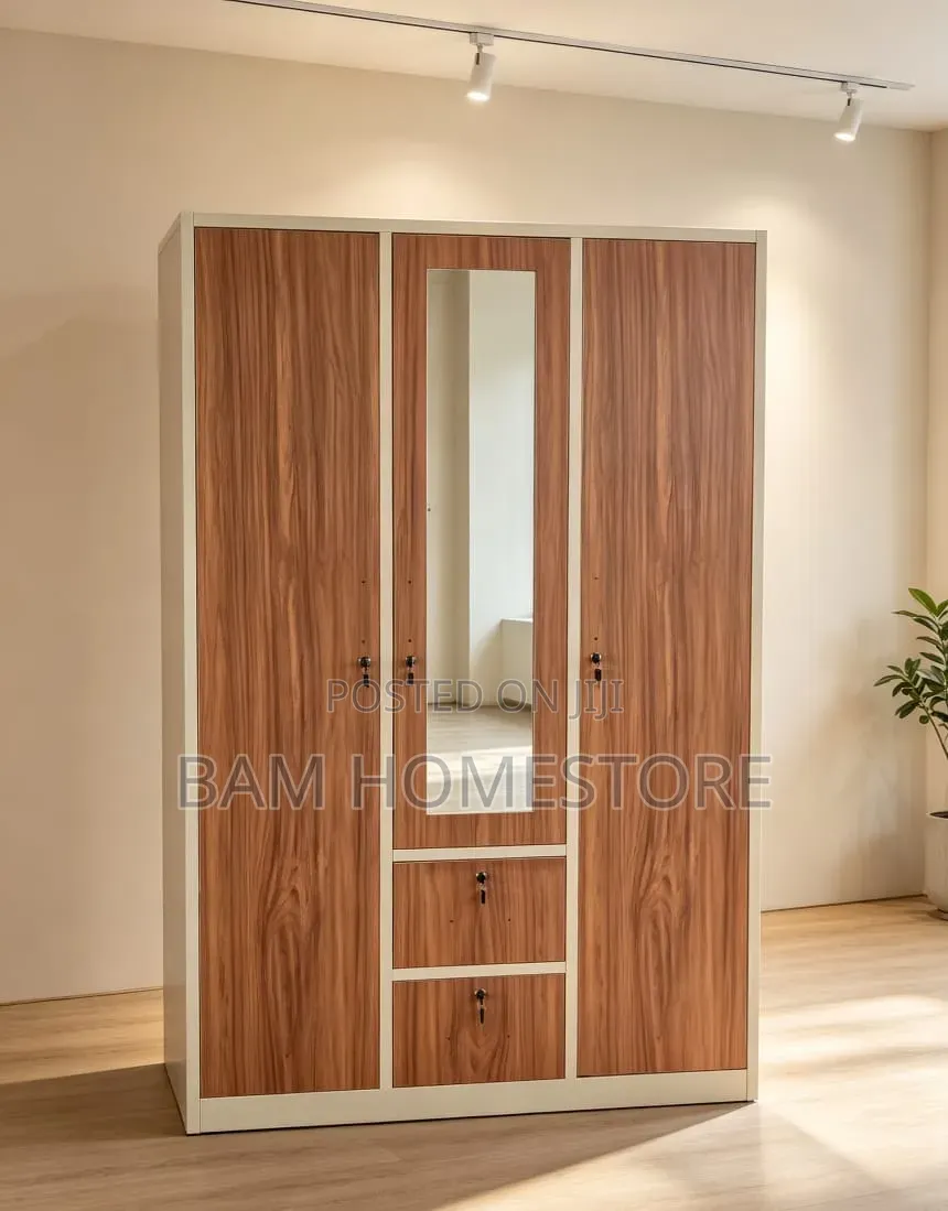 Heavy-Duty Wardrobe / Metal Bedroom Closet /Kabati La Chuma