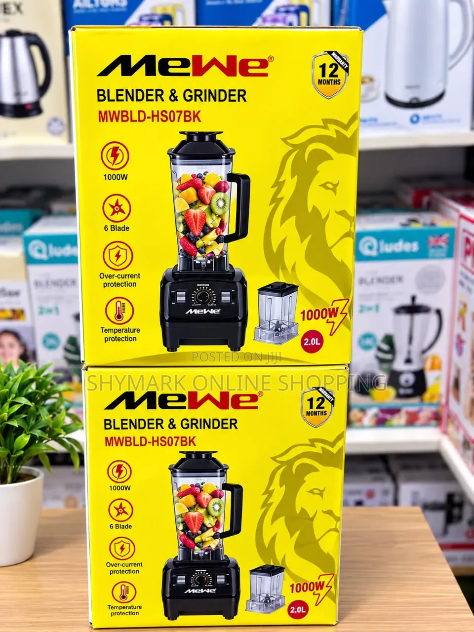 Mewe Multifunctional 2-in-1 Blender (2L)